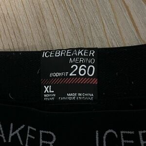 Icebreaker Black Merino Leggings